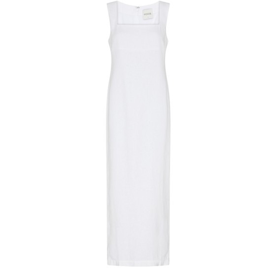 Alice midi dress - white
