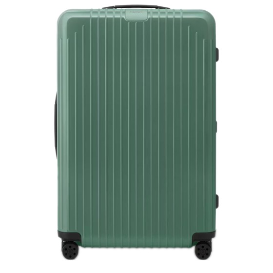 Essential Lite Large Checked Suitcase - Green