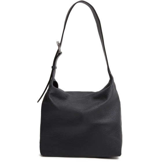 A leather bag - Black