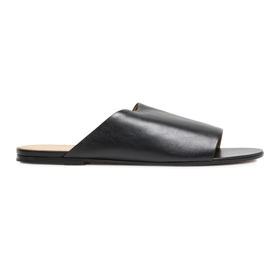 Signum mules in leather - Black