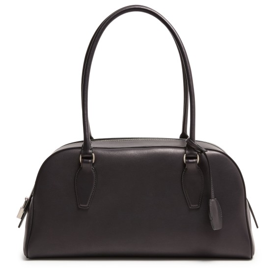 E/W India leather shoulder bag - Black