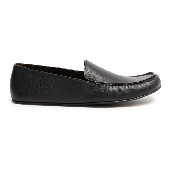 Leather loafers - Black