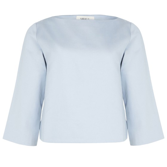 Alma long-sleeved blouse - Blue
