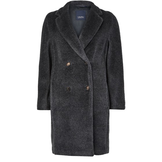 Roseto double-breasted coat - grey