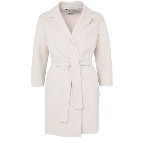 Belted coat - Off-white
