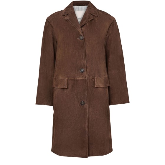 Single-breasted coat - brown