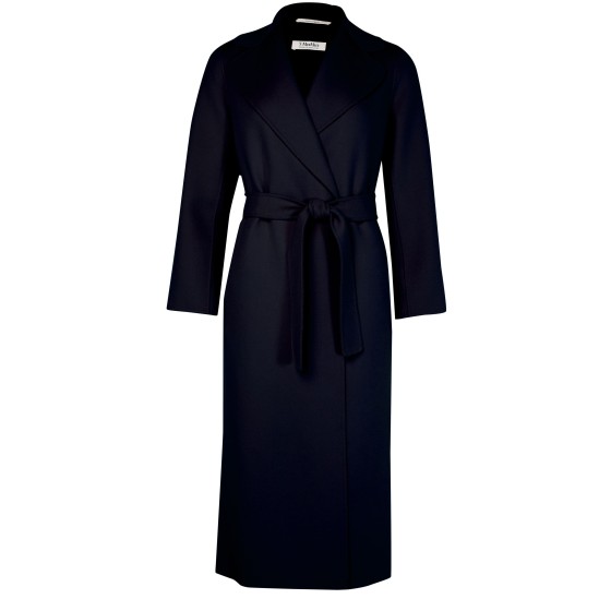 Poldo belted coat - Blue
