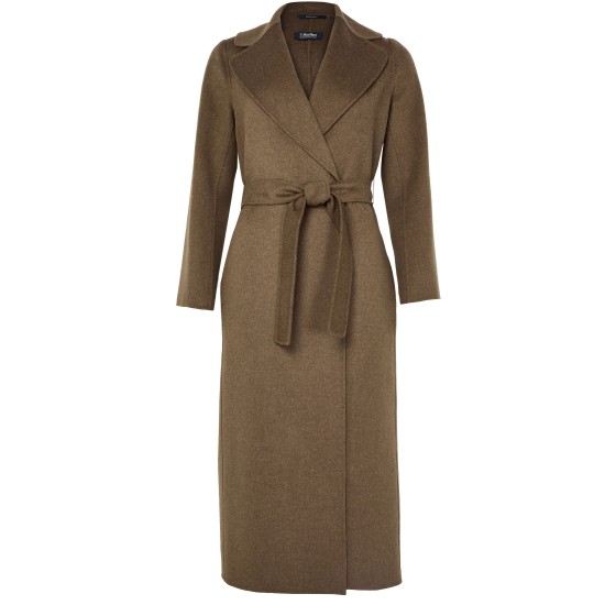 Poldo belted coat - brown