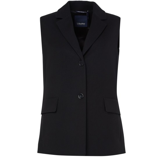 Mira sleeveless jacket - Black