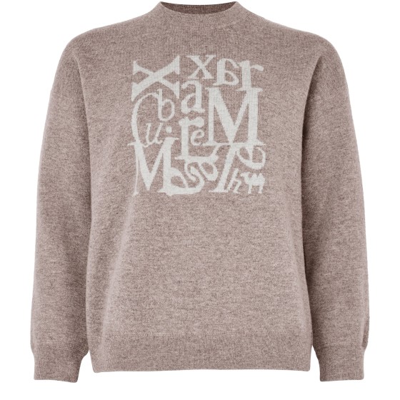 Round neck sweater - grey