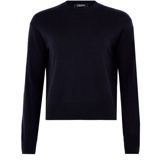 Eco round neck sweater - Blue