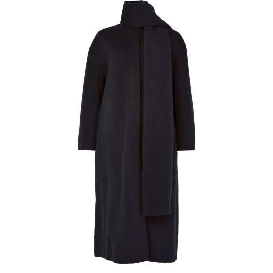 Finn wool coat - navy blue