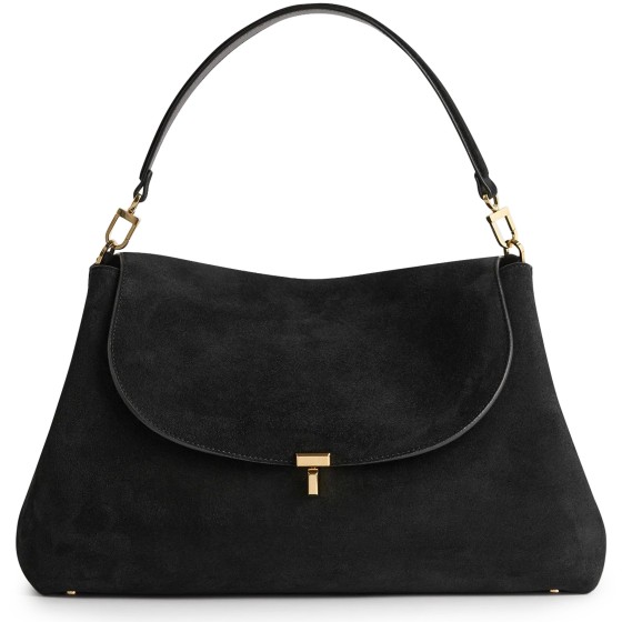 T-Lock suede satchel - Black