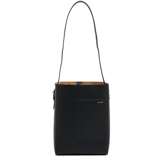 Medium bucket bag - Black