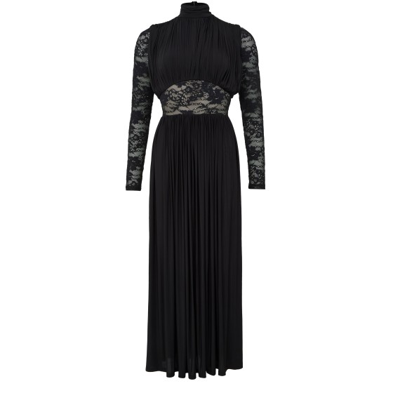 Rebellion draped dress - Black