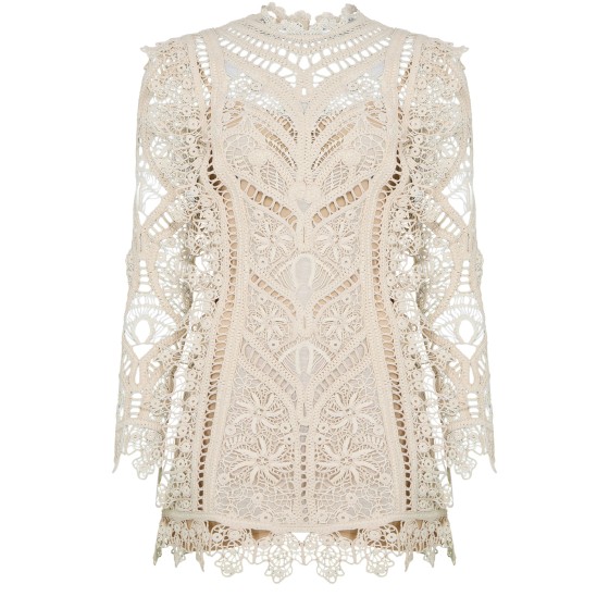 Illuminate Cornelli mini dress - Off-white