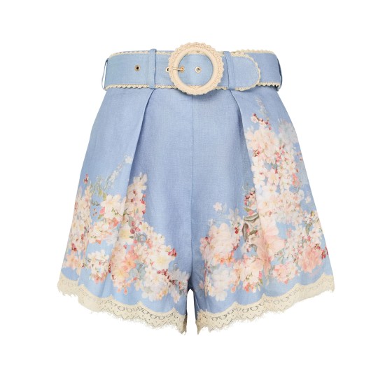 Cascadian Tuck shorts - Blue