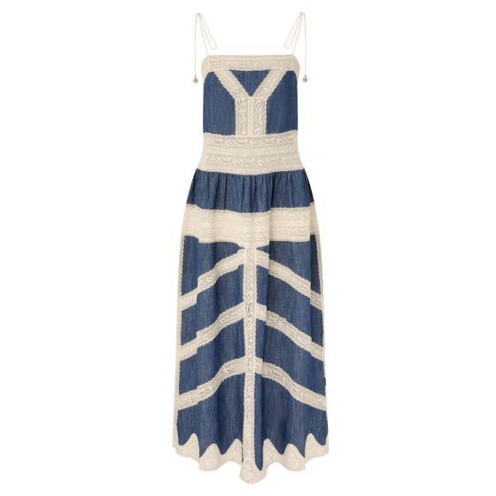 Awaken denim negligee dress - Blue